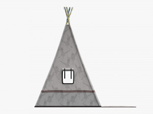 Children Tepee With Playmat Modelo 3D