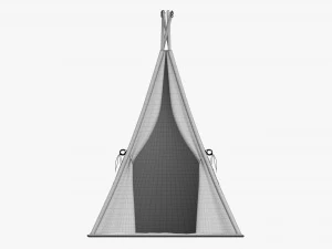 Children Tepee With Playmat 3D Model