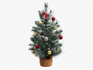 Christmas Tree Small Decorated 3D Model