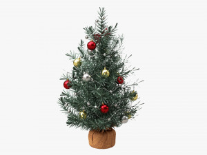 Christmas Tree Small Decorated 3D Модель