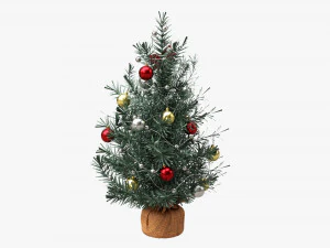 Christmas Tree Small Decorated 3D Model