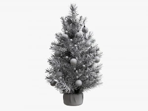 Christmas Tree Small Decorated 3D Model