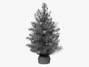 Christmas Tree Small Decorated 3D Модель