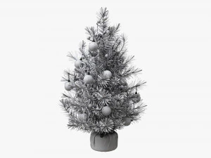 Christmas Tree Small Decorated 3D Model
