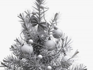 Christmas Tree Small Decorated 3D Модель