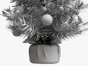 Christmas Tree Small Decorated 3D Модель