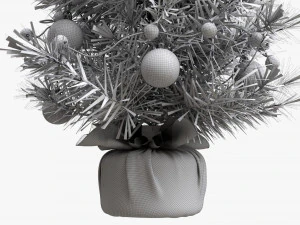 Christmas Tree Small Decorated 3D Model