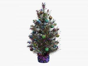 Christmas Tree Small Decorated 3D Model
