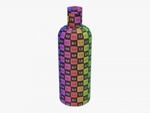 Cosmetics Bottle Mockup 01 3D मॉडल