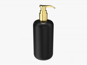 Mockup di bottiglia per cosmetici 05 Modello 3D