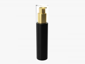 Cosmetics Bottle Mockup 06 3D Model