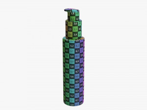 Cosmetics Bottle Mockup 06 3D Model
