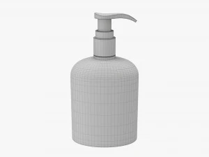 Cosmetics Bottle Mockup 08 3D Model