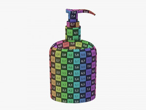 Cosmetics Bottle Mockup 08 3Dモデル