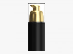 Cosmetics Bottle Mockup 10 3D Model