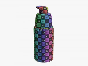 Cosmetics Bottle Mockup 10 3D Model