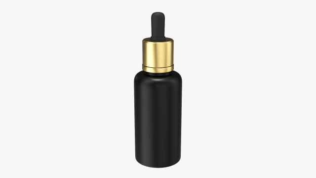 Cosmetics Dropper Mockup 01 3D Модель .c4d .max .obj .3ds .fbx .stl .blend 