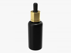 Cosmetics Dropper Mockup 01 3D Model