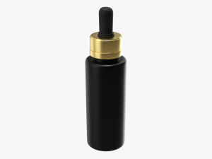 Cosmetics Dropper Mockup 02 3D Model