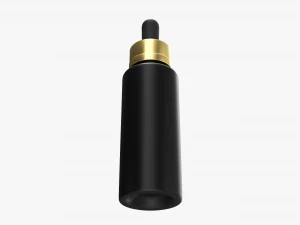 Cosmetics Dropper Mockup 02 3D Model