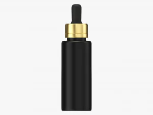 Cosmetics Dropper Mockup 02 3D Model