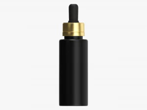Cosmetics Dropper Mockup 02 3D Model