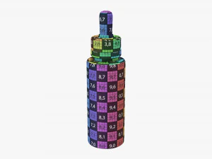 Cosmetics Dropper Mockup 02 3D Model