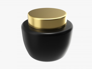 Cosmetics Jar Mockup 01 3D Model