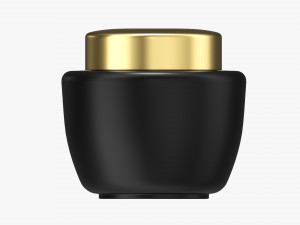 Cosmetics Jar Mockup 01 3D Model