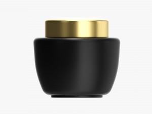 Cosmetics Jar Mockup 01 3D Model