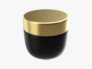 Cosmetics Jar Mockup 02 3D Model