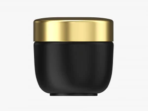 Cosmetics Jar Mockup 02 3D Model