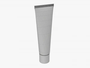Cosmetics Tube Mockup 01 3D Model