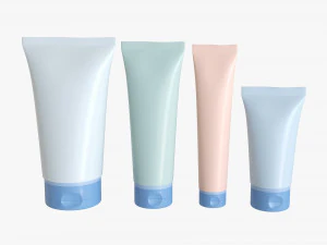 Cosmetica Tube Set 01 Mockup 3D Model