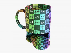 Cup With Two Cookies 3D 모델
