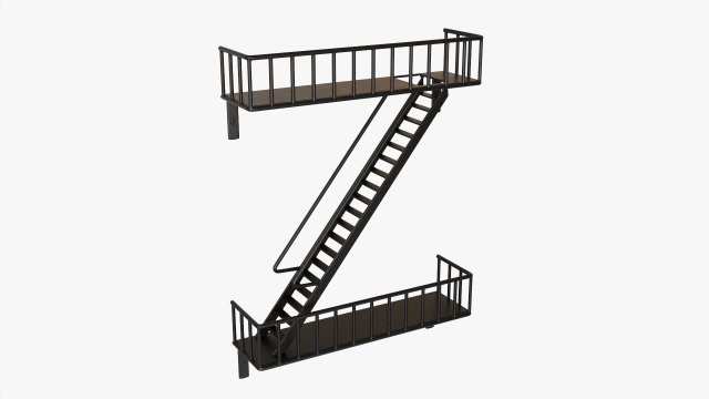 Decorative Wall Shelf 02 3D Model .c4d .max .obj .3ds .fbx .stl .blend 