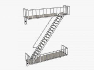 Decorative Wall Shelf 02 3D Model