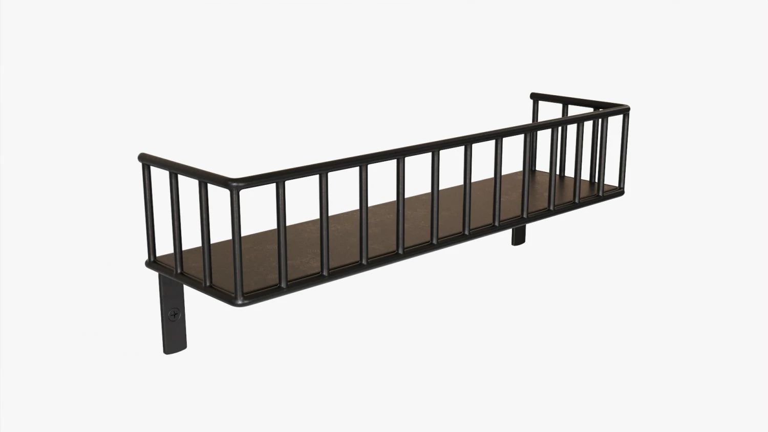 Decorative Wall Shelf 03 3D Model .c4d .max .obj .3ds .fbx .stl .blend 