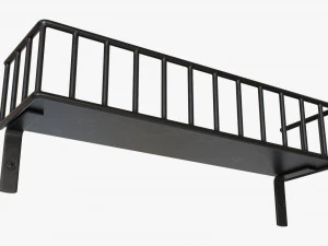 Decorative Wall Shelf 03 3D Model