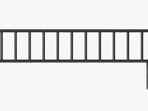 Decorative Wall Shelf 03 3D Model
