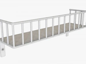 Decorative Wall Shelf 03 3D Model
