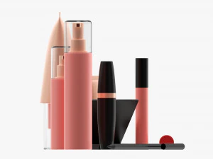 Макет набора для макияжа лица 3D Модель