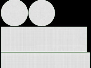 Макет набора для макияжа лица 3D Модель