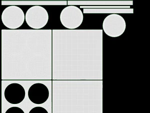 Макет набора для макияжа лица 3D Модель