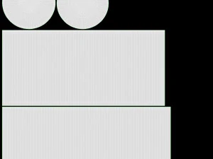 Макет набора для макияжа лица 3D Модель