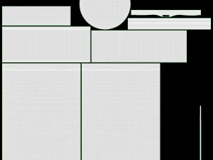 Макет набора для макияжа лица 3D Модель