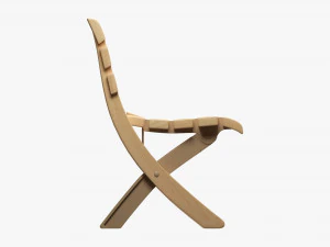 Faux Wood Bench 3D Model