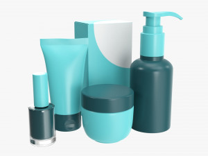 Feet Care Set Mockup 3D Модель