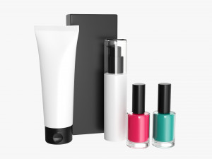 Hand Care Set Mockup 3D 모델