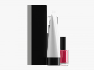 Hand Care Set Mockup 3D Model